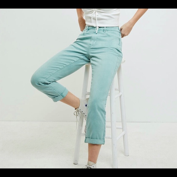 Green Pacsun Mom Jeans - Picture 2 of 7
